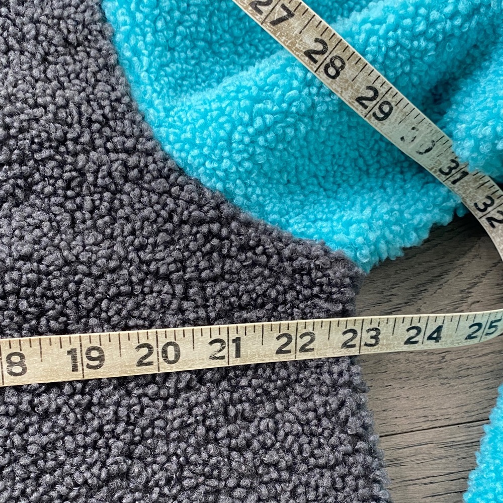 Dutch Bros Gray Fleece with Orange, Yellow, and Blue Accents - Picture 9 of 9